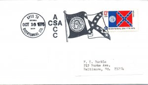 US SPECIAL EVENT CANCEL AMERICAN BICENTENNIAL ERA AT APEX '76 GEORGIA 1976 B