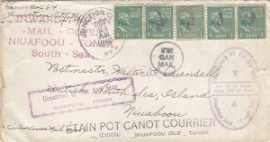 1940, Junction City, KY to Niuafoou, Tonga, Tin Can Mail, See Remark (40007)