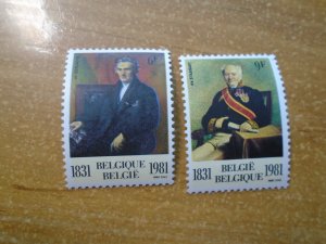 Belgium  #  1066-67  MNH