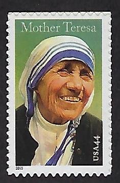 Catalog # 4475 Single Stamps Mother Teresa Humanitarium India