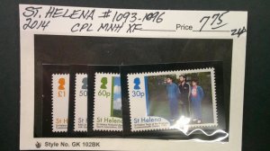 St. Helena 2014 Sports issue Scott# 1093-1096 complete MNH VF-XF set of 4