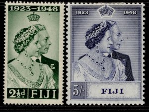 FIJI GVI SG270-271, ROYAL SILVER WEDDING set, M MINT. Cat £14.