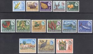 Southern Rhodesia 1964 1/2d-£1 QEII Pictorial Scott 95-108 SG 92-105 MNH Cat$47