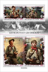 2024/03 - NIGER  - SCOUTS          4V    MNH **