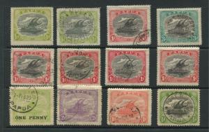 Papua New Guinea.- Small selection of 12  Issues MH/FU - 12 Single Stamp