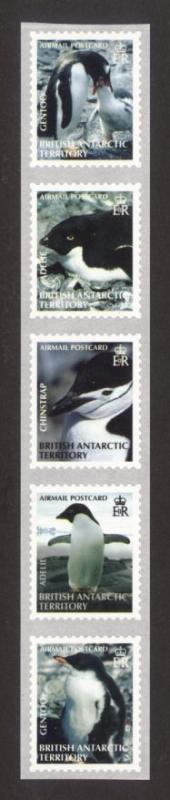 British Antarctic Territory Sc#  C22a MNH Penguins (Strip)