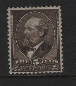 205 F-VF unused ( mint regummed ) with nice color cv $ 90 ! see pic !