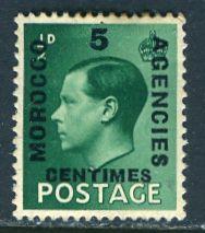 Great Britain Morocco; 1936: Sc. # 78: **/MNH Single Stamp