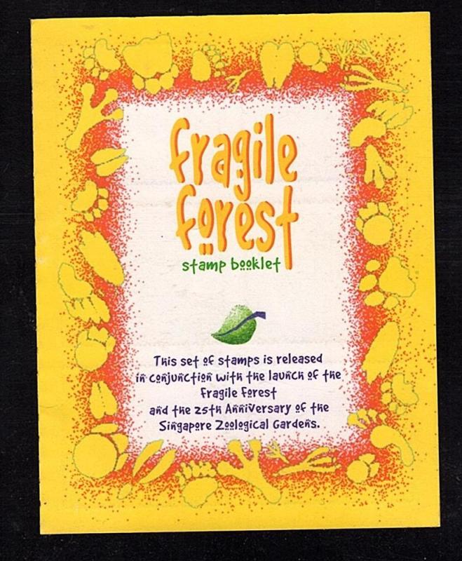 Singapore - #852a Fragile Forest complete Booklet  - MNH