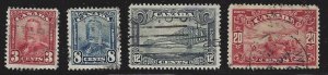 Canada #151 154 156 157 Used VERY NICE