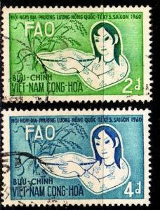 VIETNAM SÜD SOUTH [1960] MiNr 0221-22 ( O/used )