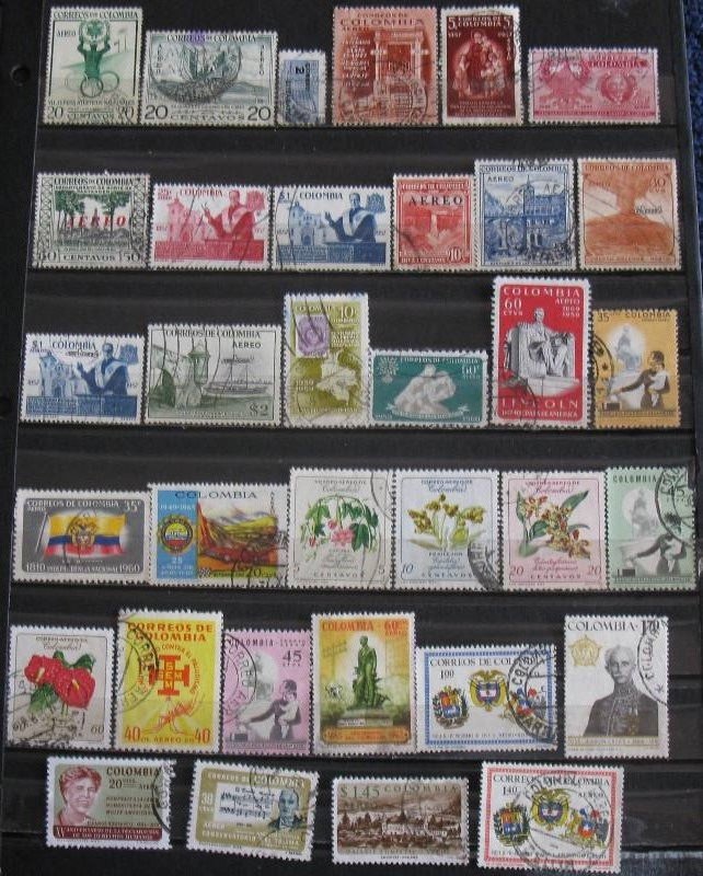 Colombia 34 Different Air Mail