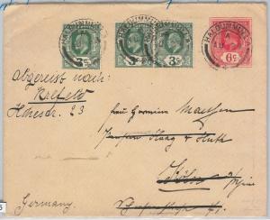 51805 - CEYLON - POSTAL HISTORY - POSTAL STATIONERY COVER from HALDUMMULLA 1911