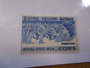 Ceylon  #  318  MNH
