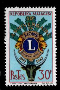 Madagascar Scott 394 Lions Intl. stamp MH*