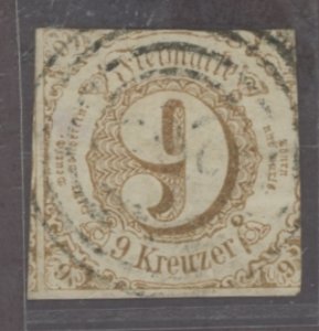 Thurn & Taxis #55 Used Single