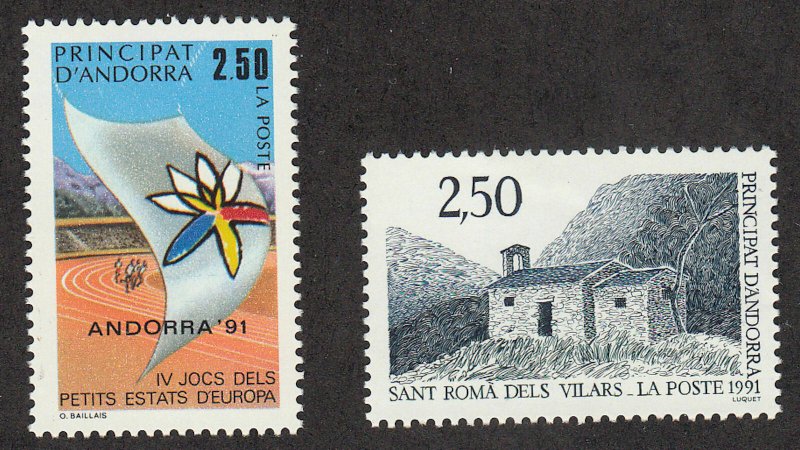 Andorra-French - 1991 - SC 401-02 - VLH