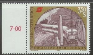 Austria: Scott #1289 Train VF MNH 