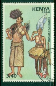 Kenya 1989 Traditional Costumes 3sh40 FU