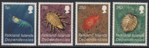 Falkland Dependencies 1L76-9 Crustacea mnh