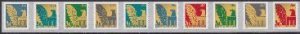3801b American Eagle Coil Strip  MNH