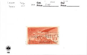 Ireland, Postage Stamp, #C6 Used, 1949 Airmail (AC)