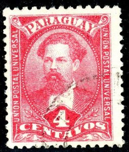 Paraguay, Scott #35a, Used