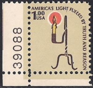 #1610 1 Dollar Rush Lamp, mint OG NH VF