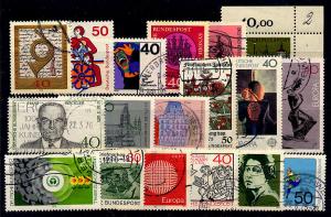 Germany Bund - Lot of 18 different commemoratives (Z140)