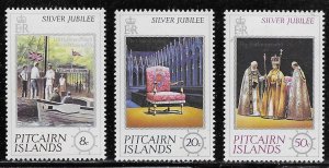 Pitcairn Islands Scott #'s 160 - 162 MNH