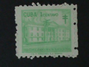 ​CUBA-SC#RA42 ERROR-NATIONAL COUNCIL MISSING RIGHT PERF:MNH VF-66 YEARS OLD