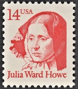 US 2176 MNH VF 14 Cent Julia Ward Howe Abolitionist