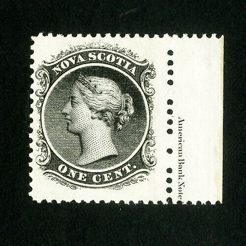 Nova Scotia Stamps # 8 XF Impt single OG NH