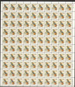US #2476 Mint Sheet Kestrel birds