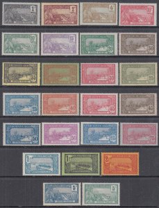 GUADELOUPE Sc# 54-60,2-6,68-73,75-81 INCPL VLH SET of 25 - VARIOUS VIEWS & SITES