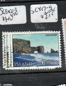 ICELAND   SC 380-383             VFU        PPP0917H