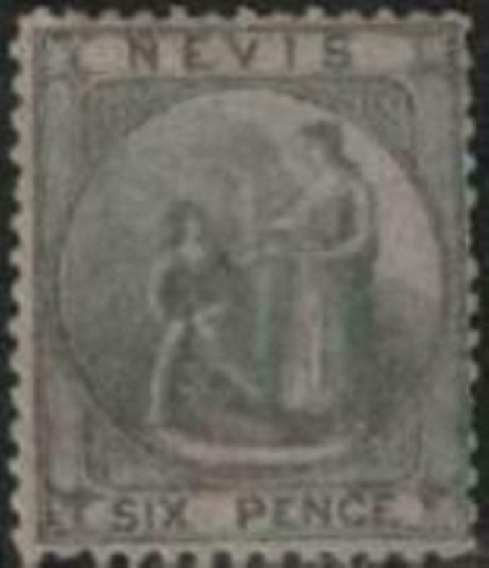 Nevis 1861 SC 7 Mint SCV $175.00 