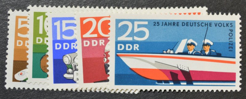 DDR Sc # 1210-1214, VF MNH