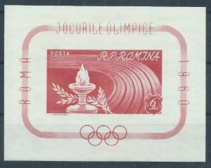 1960 Romania 1860/B47b 1960 Olympic Games in Rome 35,00 €