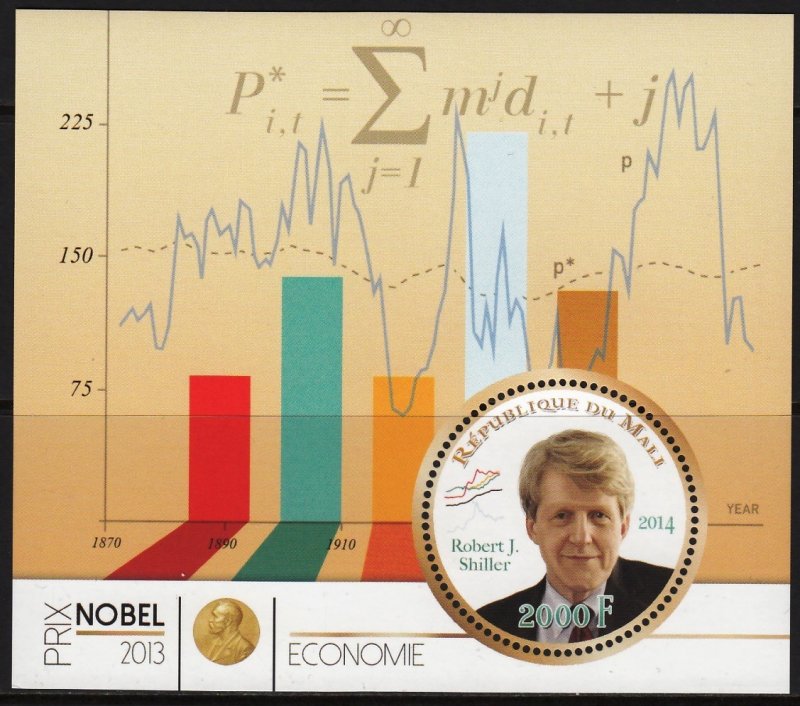 MALI 2014 NOBEL PRIZE PRIX NOBEL ROBERT SHILLER [#1483]