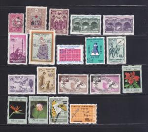 Turkey B8, B45-B46, B75-B80, B85--B94 MH Semi Postal Stamps