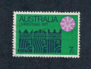 Australia 1971  Scott  508a used - Three Kings & Star, Christmas