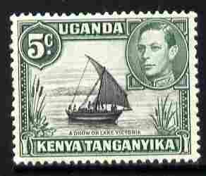 Kenya, Uganda & Tanganyika 1938-54 KG6 Dhow on Lake Victo...