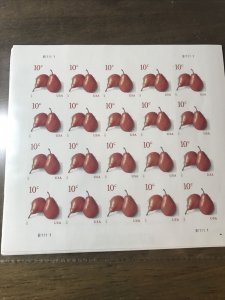 SCOTT #5178, 10 Cent Pears MNH Sheet Of 20 Stamps(2017)