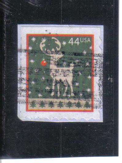 4429 - .44 ATM Riendeer used vf. on piece.