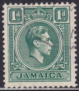 Jamaica 149 USED 1951 King George VI 1d