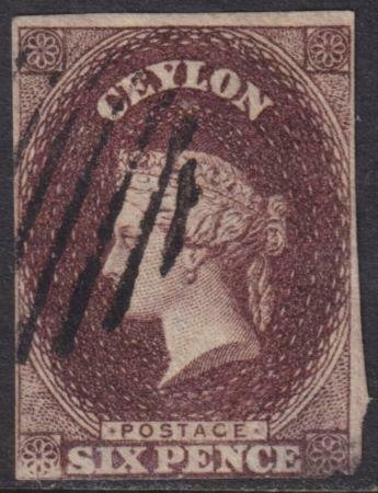 Ceylon 1857-1859 SC 7A Used