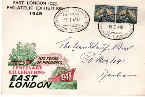 South Africa 1948 Centenary Celebrations Cover Postal History