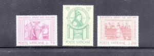 VATICAN 582-4 MNH VF 500th Ann  Vatican Apostolic Library