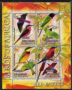 PALESTINE SHEET CINDERELLA BIRDS 